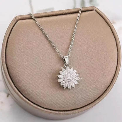 Sun Blossom Spinner Necklace